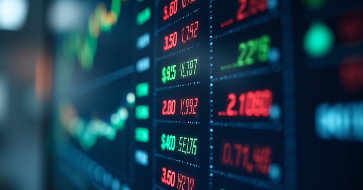 Digital pricing dashboard showing currency exchange rates and market data for Latin America
