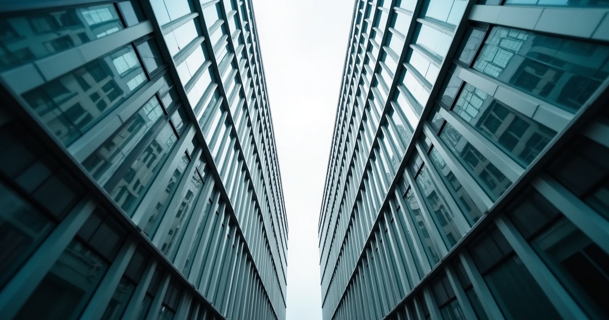 Modern office building in a Latin American business district